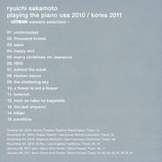 playing the piano usa 2010/korea 2011 -USTREAM viewers selection-